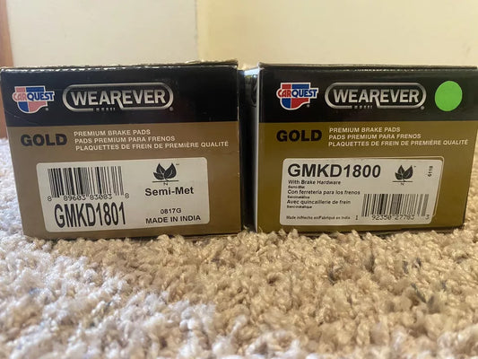 Mini Cooper Premium Brake Pads Collection (2014-2024): Rear - L3 1.5 & L4 2.0