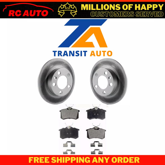 A3, A3 Quattro &  CC, Eos, GTI, Rear Brake Rotor (2005-2010)